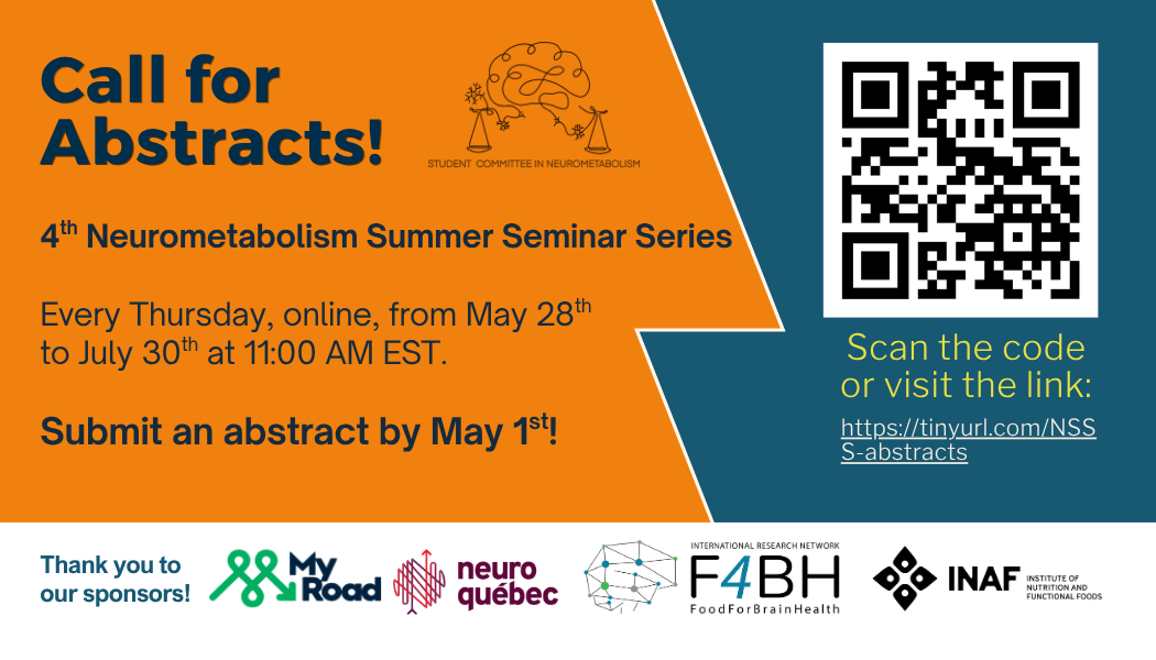 call for abstracts for the neurometabolism webinar series 2026
